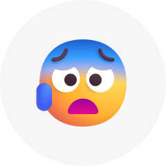 Sweating emoji